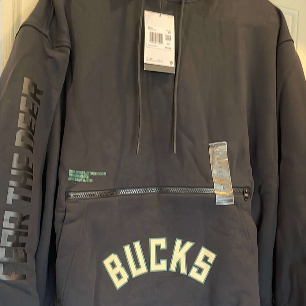 Jordan Black Hoodie with Gold Logo